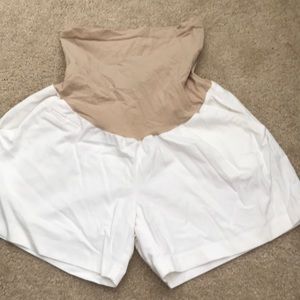 EUC Classic White Dress Shorts - Full Panel